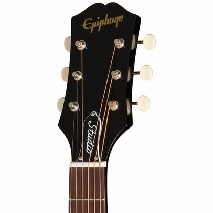 Epiphone Blues King Studio Left-Handed Acoustic Guitar - Ebony — view 4