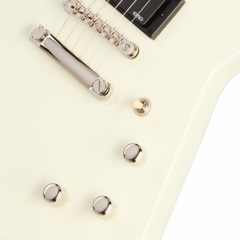 Epiphone Explorer 80s EMG Classic White Electric Guitar — view 3