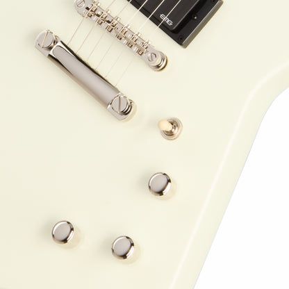 Epiphone Explorer 80s EMG Classic White Electric Guitar — view 3