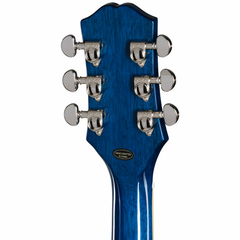 Epiphone LP Special Double Cut Figured Ocean Water Les Paul Guitar — view 5