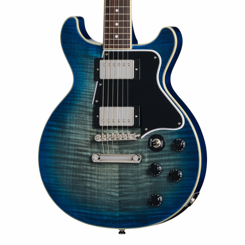 Epiphone LP Special Double Cut Figured Ocean Water Les Paul Guitar — view 6