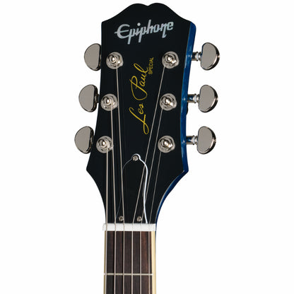 Epiphone LP Special Double Cut Figured Ocean Water Les Paul Guitar — view 4
