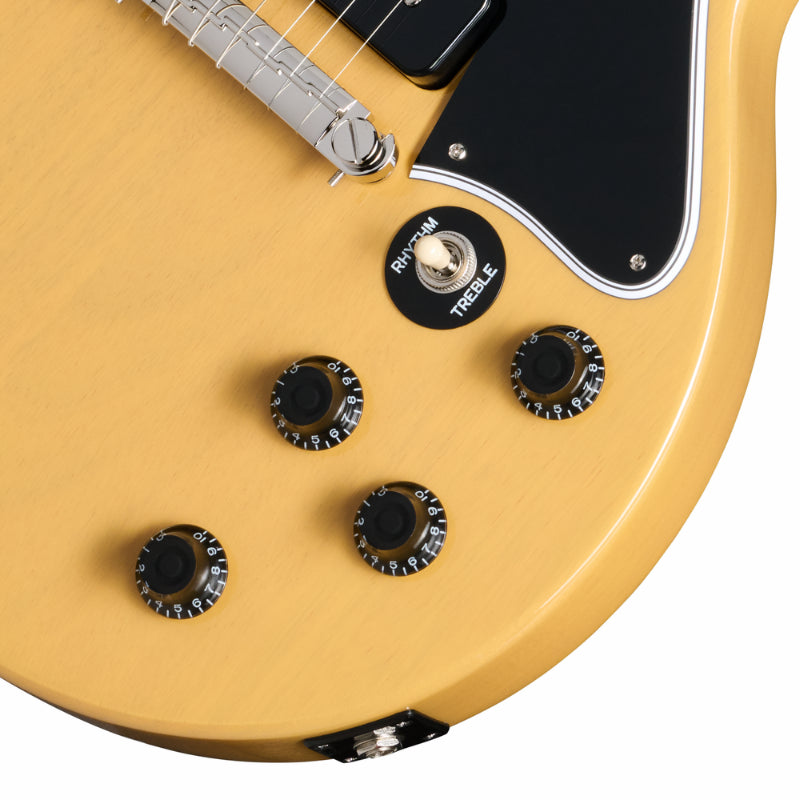 Epiphone Les Paul Special Double Cut Electric Guitar - TV Yellow — view 3