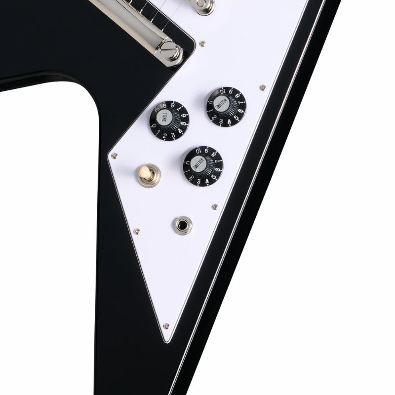 Epiphone Flying V 70s Electric Guitar - Ebony Finish — view 3