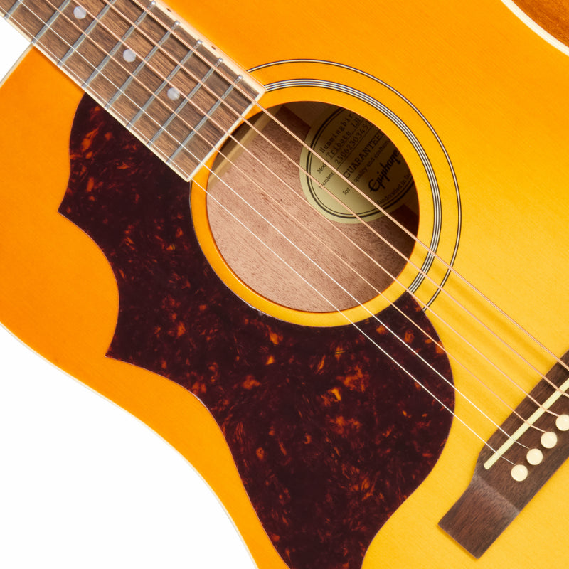 Epiphone Hummingbird Tribute HTG Cherry Burst Left-Handed Guitar — view 3