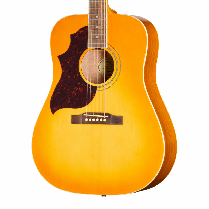 Epiphone Hummingbird Tribute HTG Cherry Burst Left-Handed Guitar — view 6