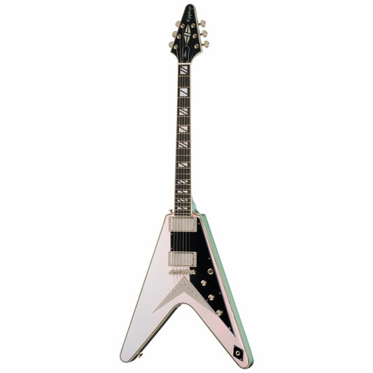Epiphone Futura Flying V Custom Quicksilver Shift Guitar