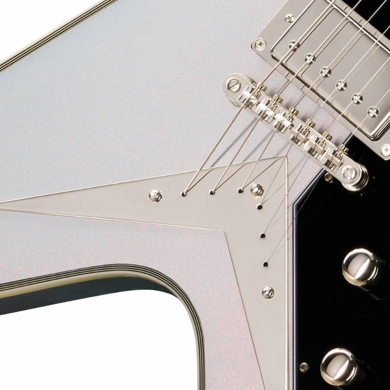 Epiphone Futura Flying V Custom Quicksilver Shift Guitar — view 6