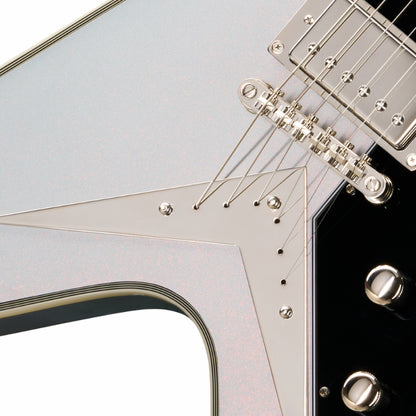 Epiphone Futura Flying V Custom Quicksilver Shift Guitar — view 6