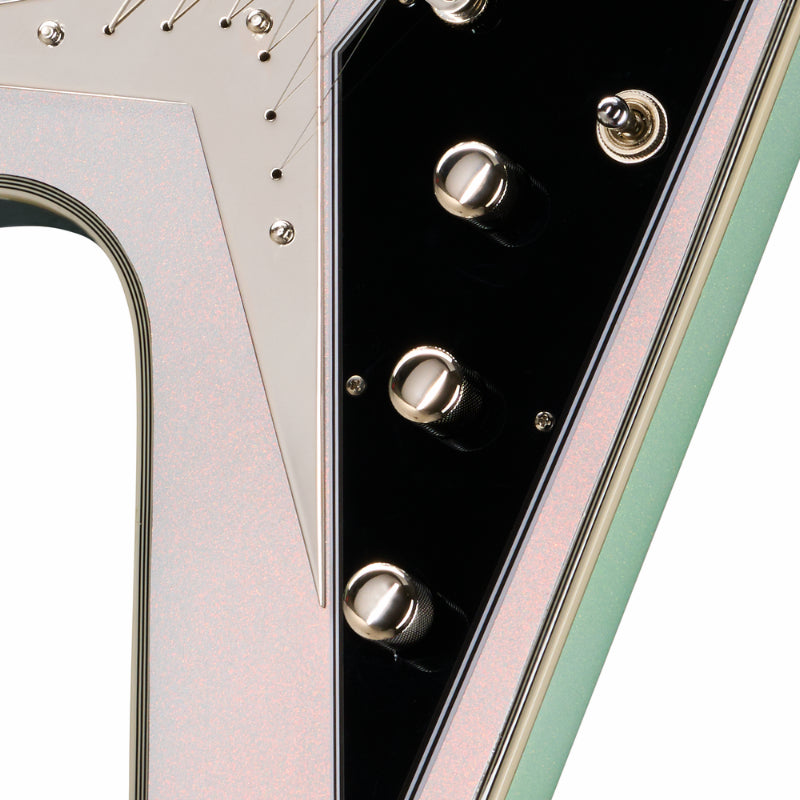 Epiphone Futura Flying V Custom Quicksilver Shift Guitar — view 4