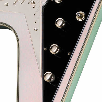 Epiphone Futura Flying V Custom Quicksilver Shift Guitar — view 4