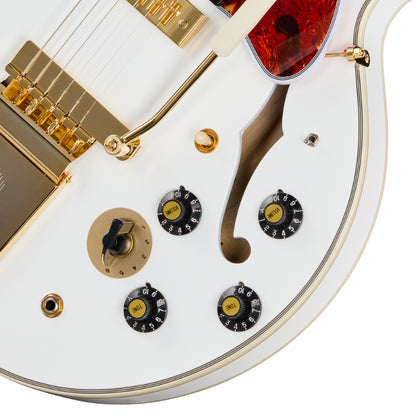 Epiphone IGC Alex Lifeson 1976 ES355 Alpine White Guitar — view 3