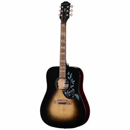 Epiphone Eric Church Hummingbird Dark Acoustic Guitar Cobra Burst