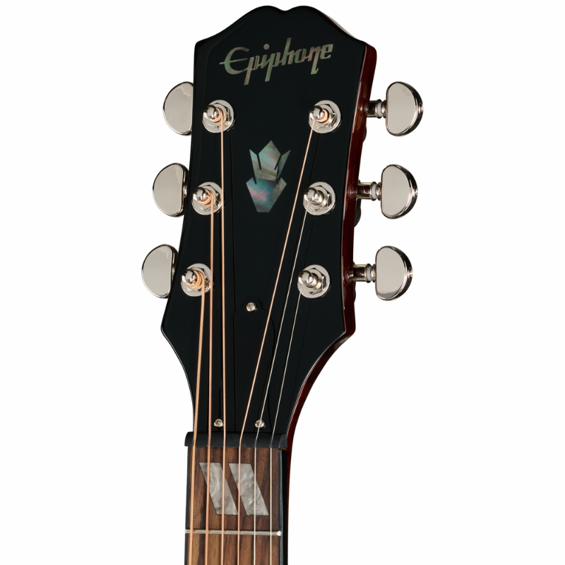 Epiphone Eric Church Hummingbird Dark Acoustic Guitar Cobra Burst — view 4