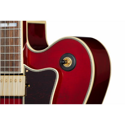 Epiphone Broadway Hollowbody Jazz Guitar - Wine Red — view 4
