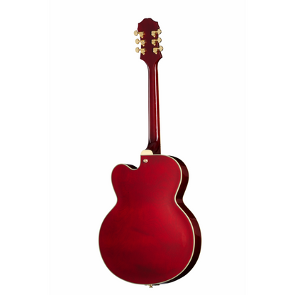 Epiphone Broadway Hollowbody Jazz Guitar - Wine Red — view 5