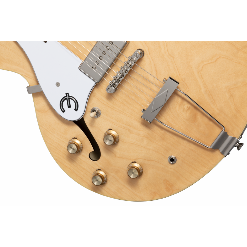 Epiphone Casino Left-Handed Natural Electric Guitar — view 3