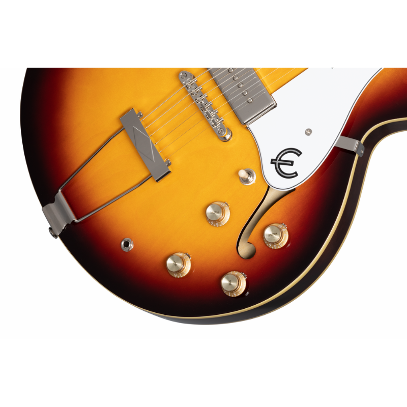 Epiphone Casino Vintage Sunburst Archtop Guitar — view 3
