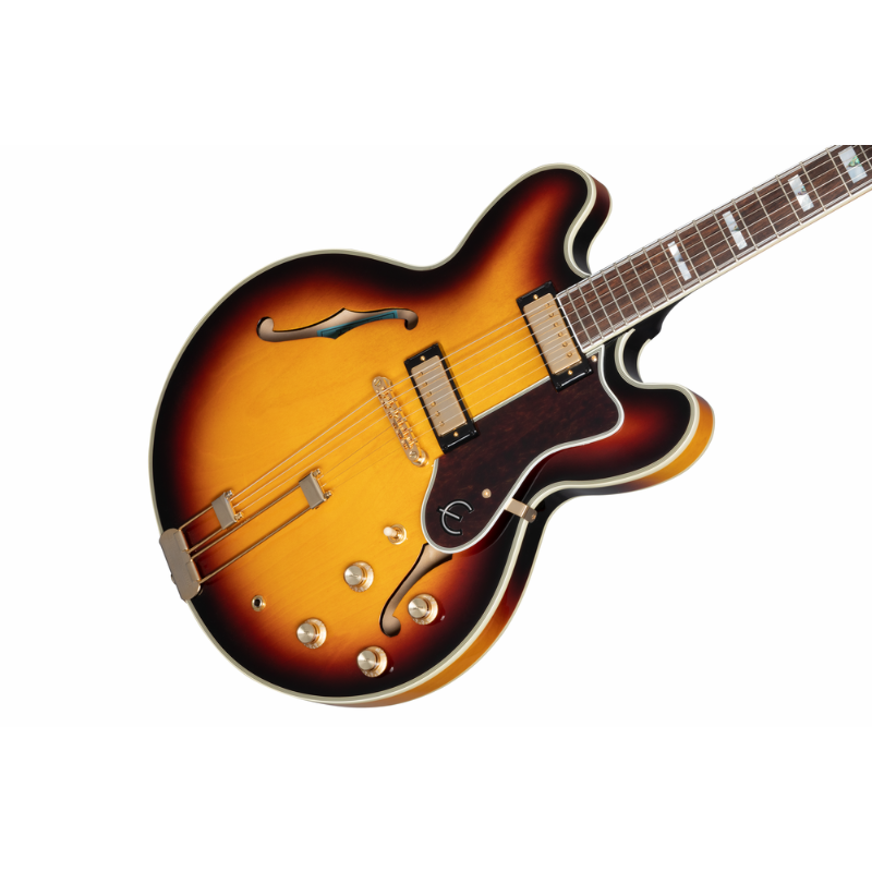 Epiphone Sheraton Guitar Vintage Sunburst Finish — view 3