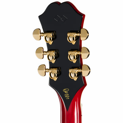 Epiphone Masterbilt Gem Archer Sheraton Electric Guitar Cherry Red — view 5
