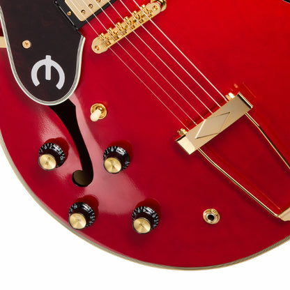 Epiphone Masterbilt Gem Archer Sheraton Cherry Left-Handed Guitar — view 3