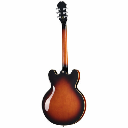 Epiphone Bonehead Riviera Dark Tobacco Burst Guitar Replica — view 2