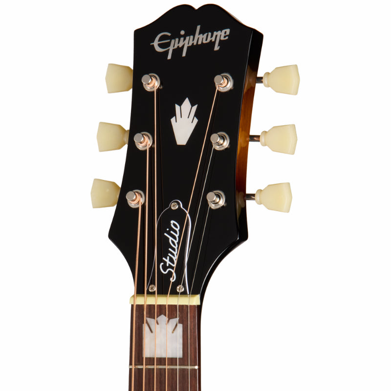 Epiphone J-200 Studio Acoustic Guitar Vintage Sunburst — view 4