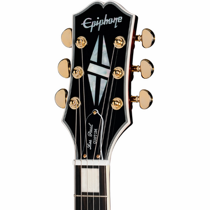 Epiphone Les Paul Custom Figured Iced Tea Burst with Gig Bag — view 4