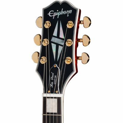 Epiphone Les Paul Custom Figured with Gig Bag - Triburst — view 4