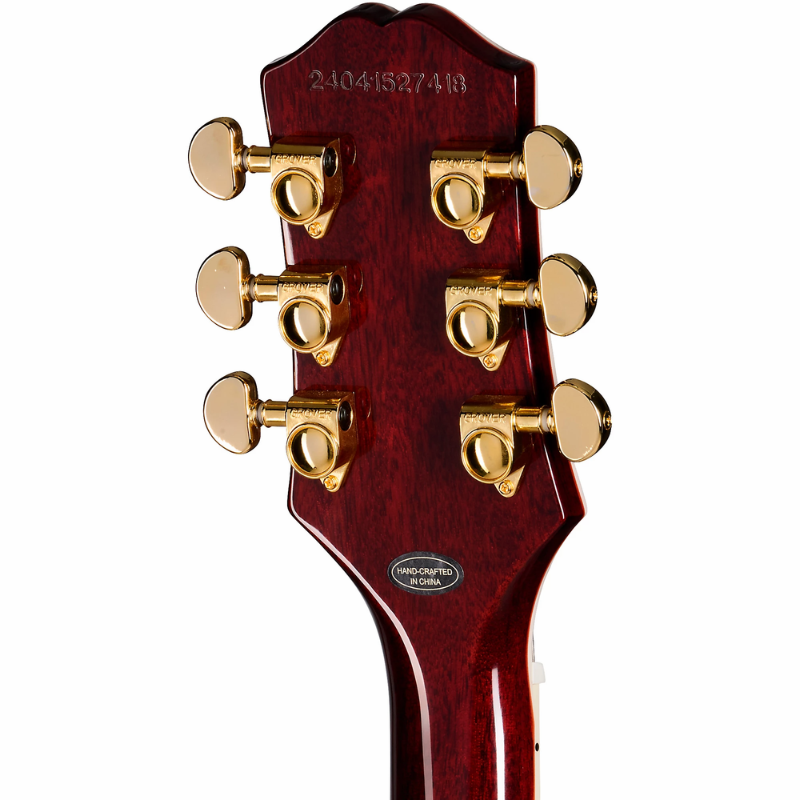 Epiphone Les Paul Custom Figured with Gig Bag - Triburst — view 5