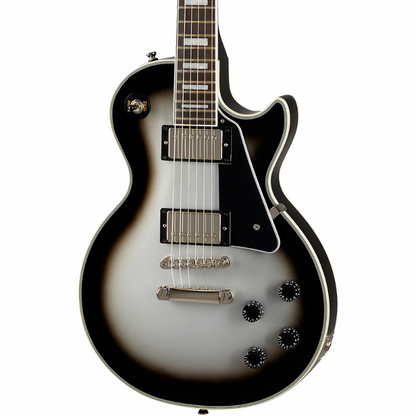 Epiphone Les Paul Custom Silverburst with Gig Bag — view 2