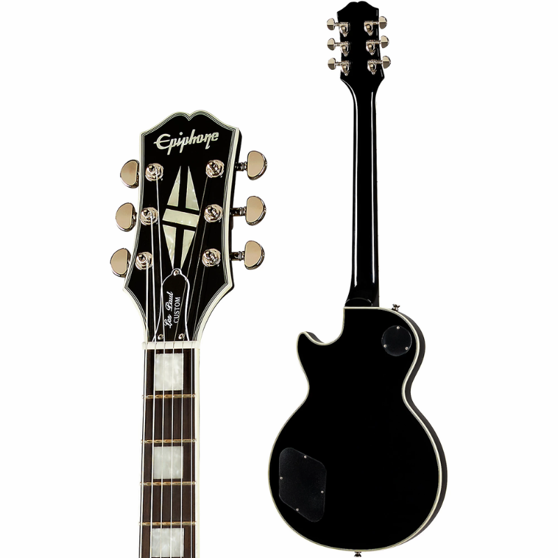Epiphone Les Paul Custom Silverburst with Gig Bag — view 3