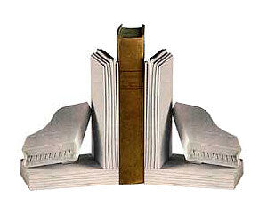 Piano Bookends - One Pair Made in Volterra, Italy
