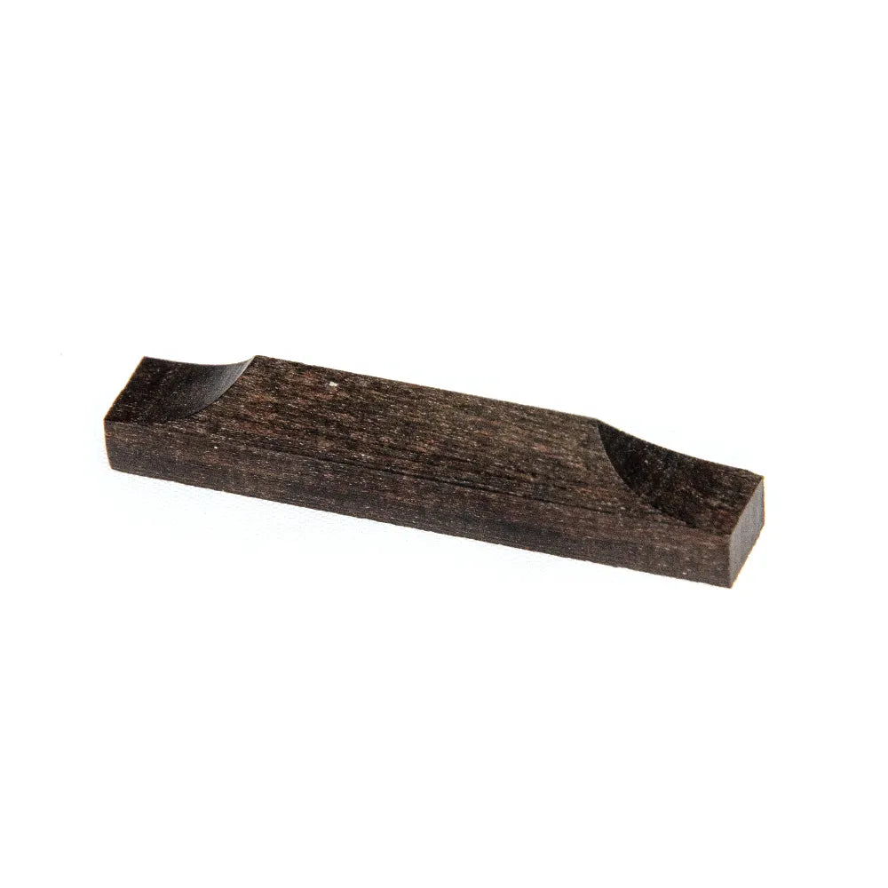 Cello Tailpiece Saddle - Fitted Ebony