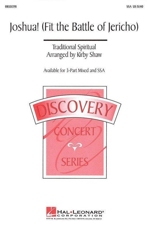 Joshua Fit the Battle of Jericho — 2-Part Choral (Hal Leonard)