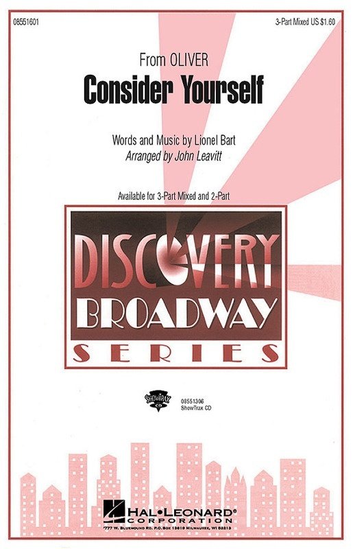 Consider Yourself From Oliver (Hal Leonard)