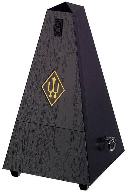 Wittner 855 Series Mechanical Metronome with Bell, Black Grain Finish, Made in Germany