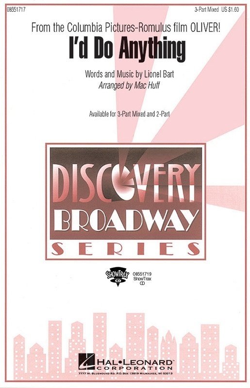 I'd Do Anything — 2-Part Choral Score (Hal Leonard Discovery Choral)