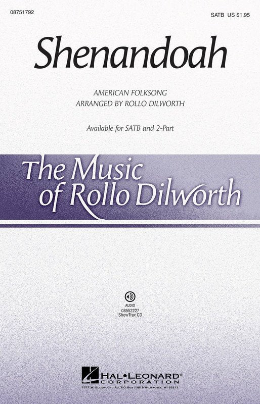 Shenandoah — 2-Part Choral (Hal Leonard)