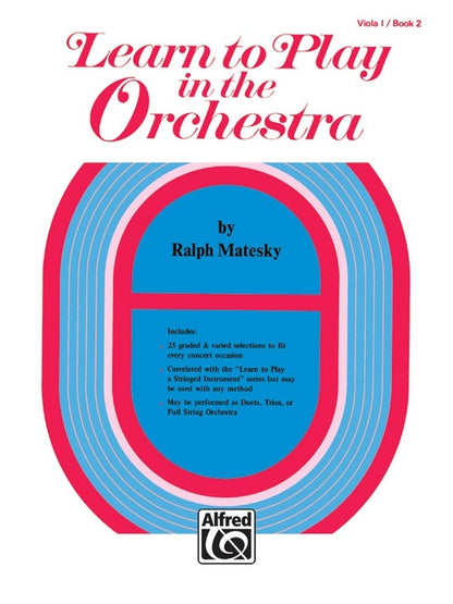 Learn To Play In The Orchestra Book 2 Vl 1