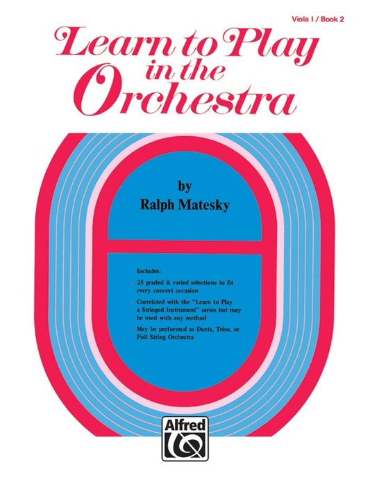 Learn To Play In The Orchestra Book 2 Vl 1
