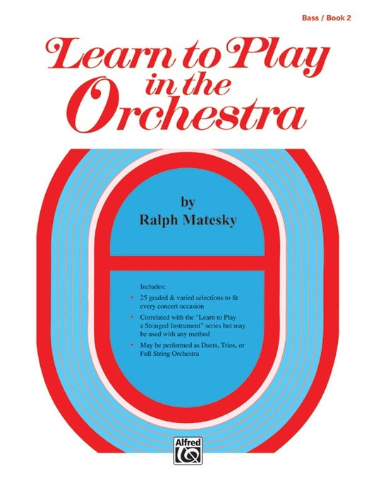 Learn To Play In The Orchestra Book 2 Double Bass