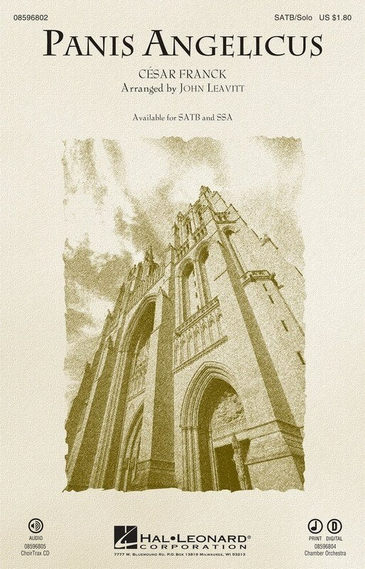 Panis Angelicus — SSA Choral Score, arr. John Leavitt (Hal Leonard)