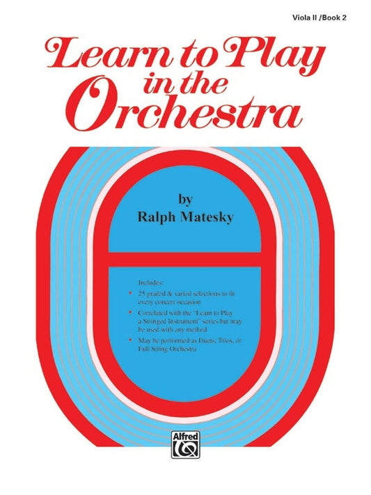Learn To Play In The Orchestra Book 2 Viola 2