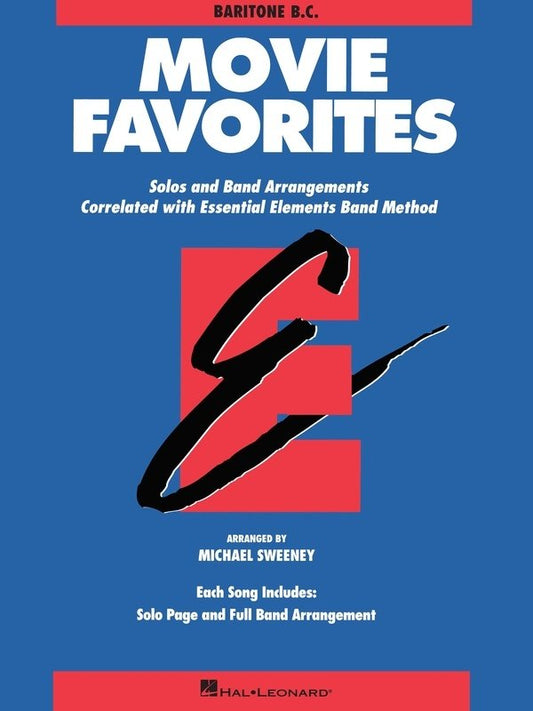 Essential Elements Movie Favorites — Baritone/Euphonium BC (Hal Leonard)