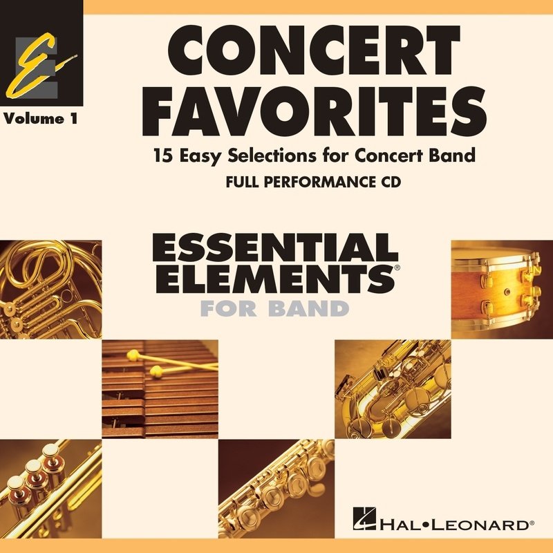 Concert Favorites — Essential Elements Vol. 1, CD Accompaniment (Hal Leonard)