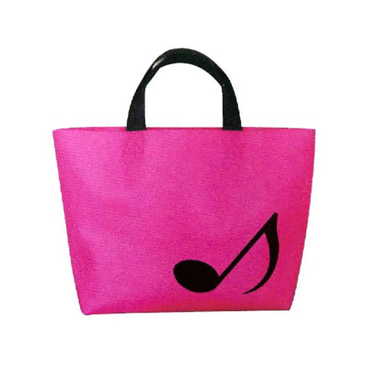 Short Pink Music Carry Bag with Quaver