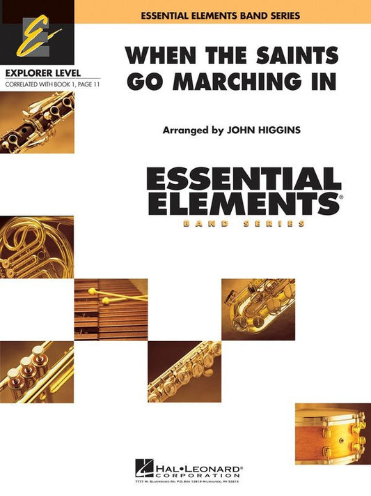 When the Saints Go Marching In Band Score by John Higgins for Essential Elements Explorer Level