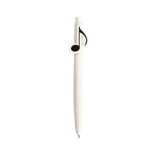 Ball Pen - Black & White 8th Note
