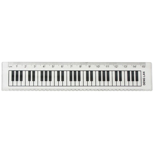 15cm Piano Keys Ruler